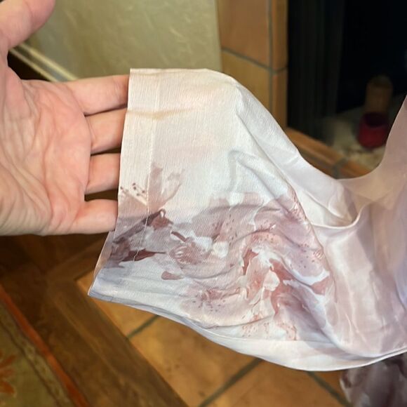 ALLSAINTS Cassandra Ume viscose/poly mini Dress in Petal Pink, 6! - Picture 5 of 10